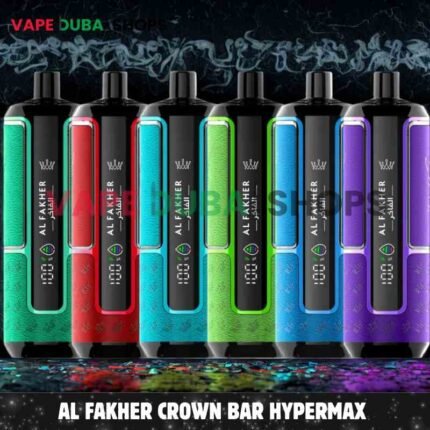 Al Fakher Crown Bar Hypermax 15000 Puffs Disposable Vape 0.6mg Nicotine – Buy Now