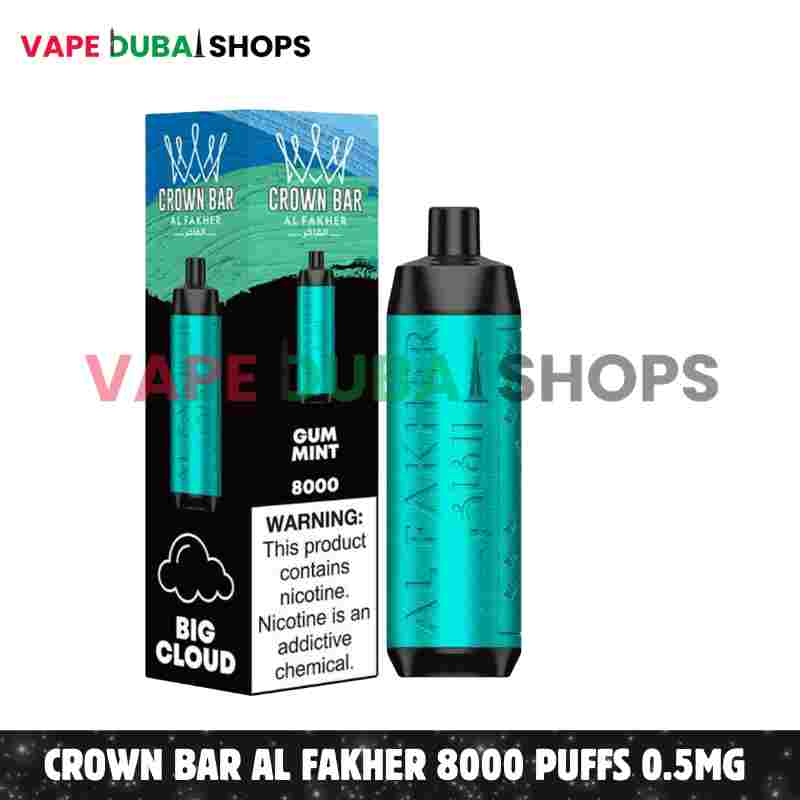 elfbar germany rabattcode 2025 Crown Bar Al Fakher 8000 Puffs 0.5mg Nicotine Disposable
