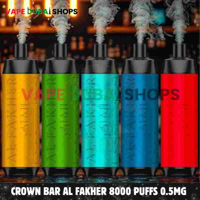 Crown Bar Al Fakher 8000 Puffs 0.5mg Nicotine Disposable