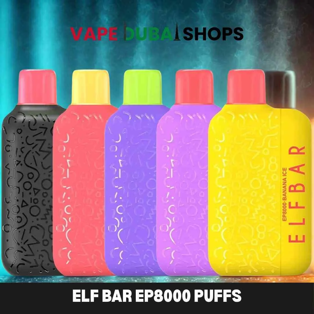 ELF BAR EP8000 Puffs 20MG & 50MG Nicotine Disposable Vape in Dubai, UAE (1) ELF BAR EP8000 Puffs 20MG & 50MG Nicotine Disposable Vape in Dubai, UAE (1)