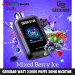GEEKBAR WATT 23000 Puffs 50mg Nicotine Disposable Vape in Dubai – Buy Now