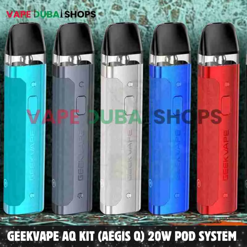 GEEKVAPE AQ Kit (Aegis Q) 20W Pod System 1000mAh Vape Kit 2ml Starter Kit in Dubai – Buy Now