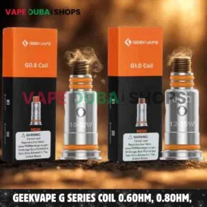 GEEKVAPE G Series Coil 0.6ohm, 0.8ohm, 1.0ohm, 1.2ST ohm, 1.8ohm Replacement Coils – 5 Pieces Per Pack in Dubai – Buy Now