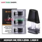 GEEKVAPE One Pods 0.8ohm, 1.2ohm Replacement Pods in Dubai, UAE – 3 Pieces Per Pack – Buy Now