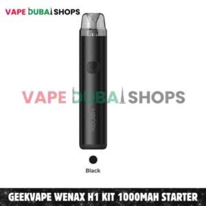 GEEKVAPE Wenax H1 Kit 1000mAh Starter Kit 2.5ml Pod System in Dubai – Buy Now Black