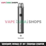 GEEKVAPE Wenax H1 Kit 1000mAh Starter Kit 2.5ml Pod System in Dubai – Buy Now Gunmetal