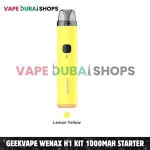 GEEKVAPE Wenax H1 Kit 1000mAh Starter Kit 2.5ml Pod System in Dubai – Buy Now Lemon Yellow