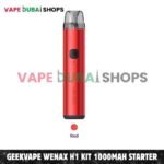 GEEKVAPE Wenax H1 Kit 1000mAh Starter Kit 2.5ml Pod System in Dubai – Buy Now Red