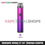 GEEKVAPE Wenax H1 Kit 1000mAh Starter Kit 2.5ml Pod System in Dubai – Buy Now Violet