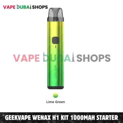 GEEKVAPE Wenax H1 Kit 1000mAh Starter Kit 2.5ml Pod System in Dubai – Buy Now lime Green