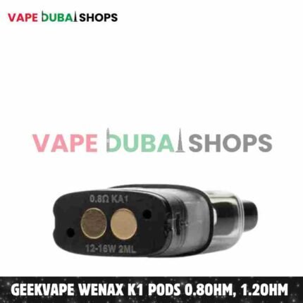 GEEKVAPE Wenax K1 Pods 0.8ohm, 1.2ohm Replacement Pods – 3 Pieces Per Pack in Dubai – Buy Now