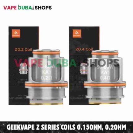 GEEKVAPE Z Series Coils 0.15ohm, 0.2ohm, 0.25ohm, 0.4ohm Mesh Replacement Coils 5PCS in Dubai – Buy Now