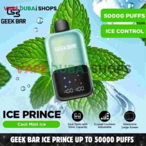 Geek Bar Ice Prince Up To 50000 Puffs Disposabel Vape 50mg Nicotine Disposable – Buy Now