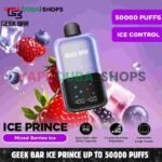 Geek Bar Ice Prince Up To 50000 Puffs Disposabel Vape 50mg Nicotine Disposable – Buy Now