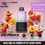 Geek Bar Ice Prince Up To 50000 Puffs Disposabel Vape 50mg Nicotine Disposable – Buy Now