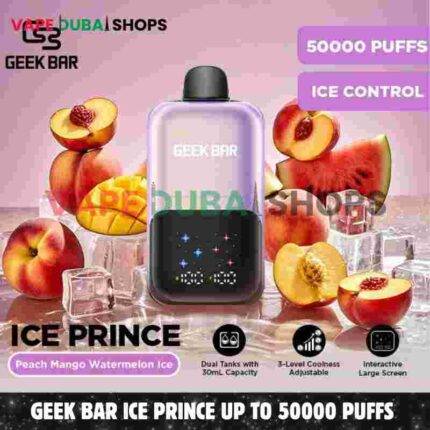 Geek Bar Ice Prince Up To 50000 Puffs Disposabel Vape 50mg Nicotine Disposable – Buy Now