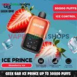 Geek Bar Ice Prince Up To 50000 Puffs Disposabel Vape 50mg Nicotine Disposable – Buy Now