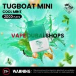 Tugboat-Mini-2000-Puffs-2-Nicotine-Disposable-Vape-in-UAE-Cool-Mint