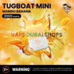 Tugboat-Mini-2000-Puffs-2-Nicotine-Disposable-Vape-in-UAE-mango-Banana