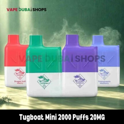 Tugboat Mini 2000 Puffs 20MG Nicotine None Rechargeable