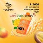 Tugboat-T12000-Disposable-12000-Puffs mango passion fruit