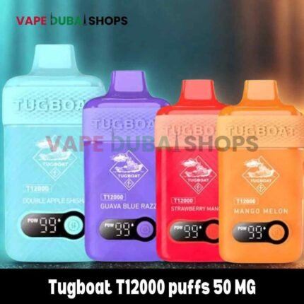 Tugboat T12000 puffs 50 MG rechargeable vape in Dubai uae