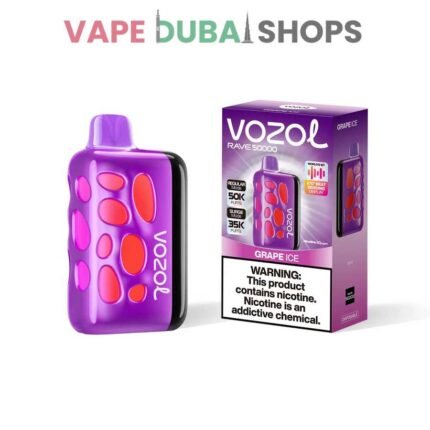 VOZOL-Rave-50000-Puffs-50MG-Disposable-Vape-Price-in-Dubai-Grape-Ice