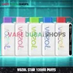 VOZOL STAR 12000 Puffs 20mg & 50mg Disposable Vape in Dubai (1)