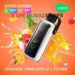 VOZOL-Star-20000-Puffs-Price-in-Dubai-ORANGE-PINEAPPLE-LYCHEE