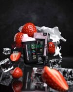 BLVK Bar 20000 Puffs 50mg Nicotine Disposable Vape in Dubai – Buy Now-STRAWBERRY-CREAM