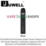 CALIBURN-A3-Pod-System-Black-Buy-Vape-Kit-Best-Online-Shop-Dubai