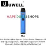 CALIBURN-A3-Pod-System-Blue-Buy-Vape-Kit-Best-Online-Shop-Dubai