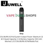CALIBURN-A3-Pod-System-Gray-Buy-Vape-Kit-Best-Online-Shop-Dubai