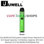 CALIBURN-A3-Pod-System-Green-Buy-Vape-Kit-Best-Online-Shop-Dubai