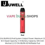 CALIBURN-A3-Pod-System-Red-Buy-Vape-Kit-Best-Online-Shop-Dubai