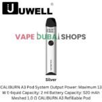 CALIBURN-A3-Pod-System-Silver-Buy-Vape-Kit-Best-Online-Shop-Dubai
