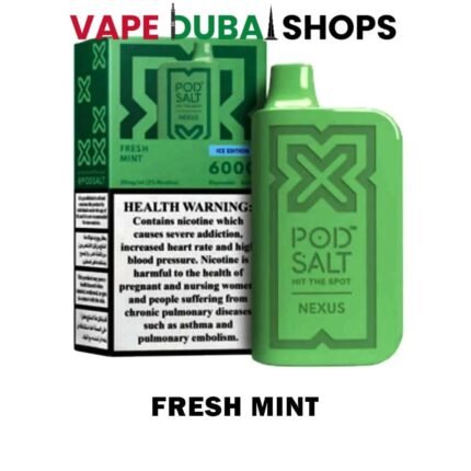 FRESH-MINT_POD SALT Nexus 6000 Puffs 20mg Disposable Vape in Dubai, UAE