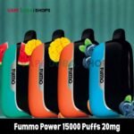 Fummo Power 15000 Puffs 20mg Nicotine None Rechargeable