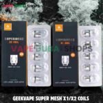 GEEKVAPE Super Mesh X1X2 Coils (New Version) – 5pcspack in Dubai – Buy Now