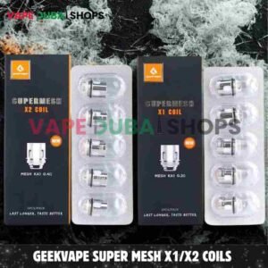 GEEKVAPE Super Mesh X1X2 Coils (New Version) – 5pcspack in Dubai – Buy Now