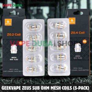 GEEKVAPE Zeus Sub Ohm Mesh Coils (5-Pack) in Dubai – Buy Now