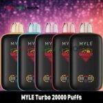 MYLE Turbo 20000 Puffs 50MG Disposable Vape in Dubai