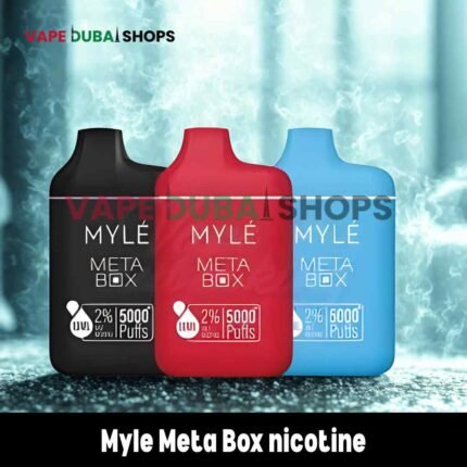 Myle Meta Box 2%(20mg) nicotine 5000 Puffs Disposable Vape in Dubai