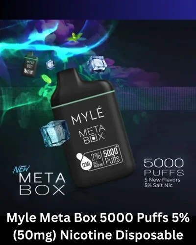Myle Meta Box 5000 Puffs 5% (50mg) Nicotine