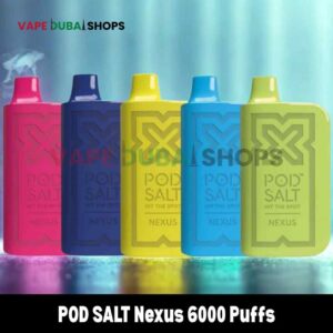 POD SALT Nexus 6000 Puffs 20mg Disposable Vape in Dubai, UAE