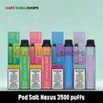 Pod Salt Nexus 3500 puffs disposable vape in dubai