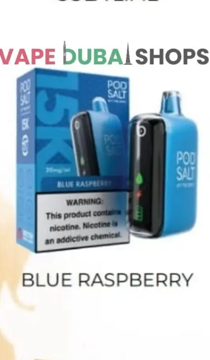 Podsalt-15000-Puffs-2-Nicotine-Disposable-Blue-Raspberry