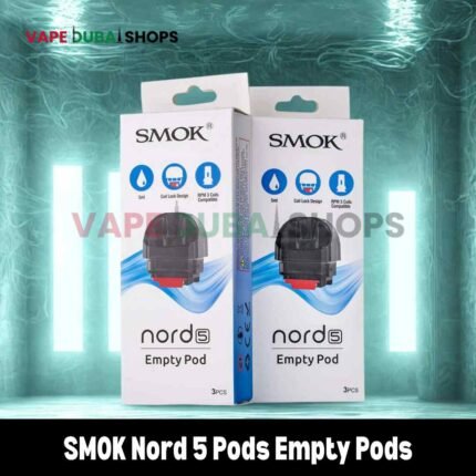 SMOK Nord 5 Pods Empty Pods for 80W in Dubai, UAE – 3PCS Per Pack