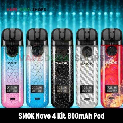 SMOK Novo 4 Kit 800mAh Pod System 25W Vape Kit Starter Kit in Dubai, UAE