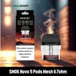 SMOK Novo 5 Pods Mesh 0.7ohm MTL Replacement Pod Cartridge in Dubai, UAE